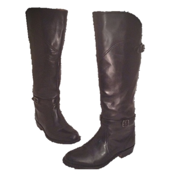 Frye Shoes - Frye Dorado Black Equestrian Riding Boots
